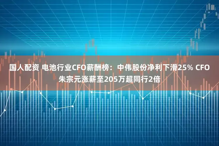 国人配资 电池行业CFO薪酬榜：中伟股份净利下滑25% CFO朱宗元涨薪至205万超同行2倍
